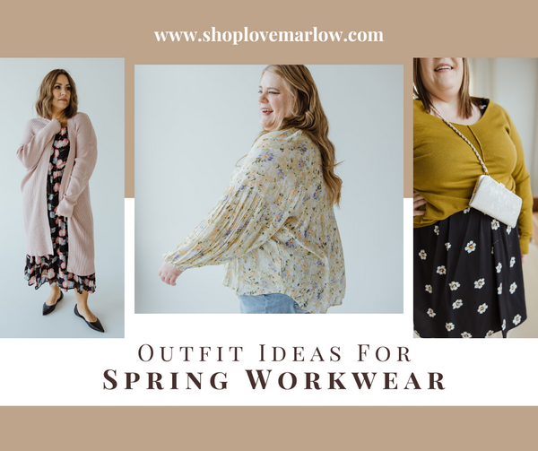 Floral inspiration for spring work outfits