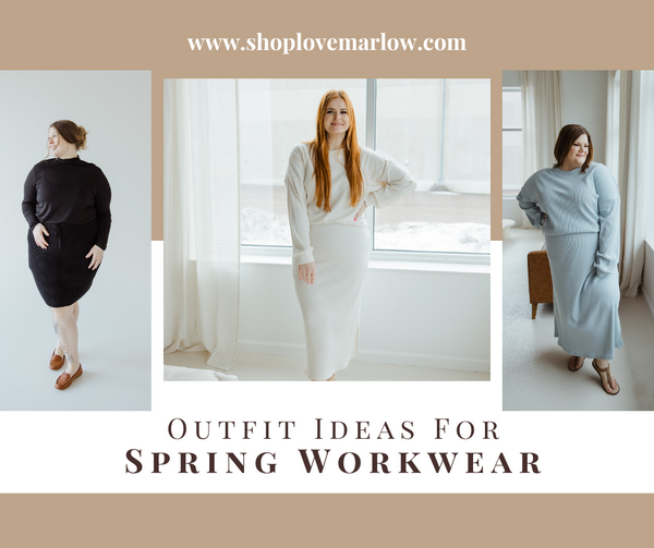 Monochrome sets for spring workwear ideas