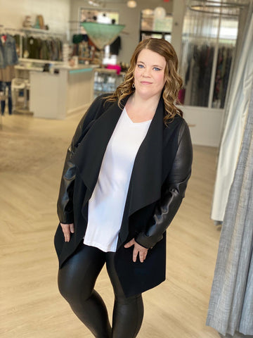 Spanx Faux Leather Leggings on QVC 