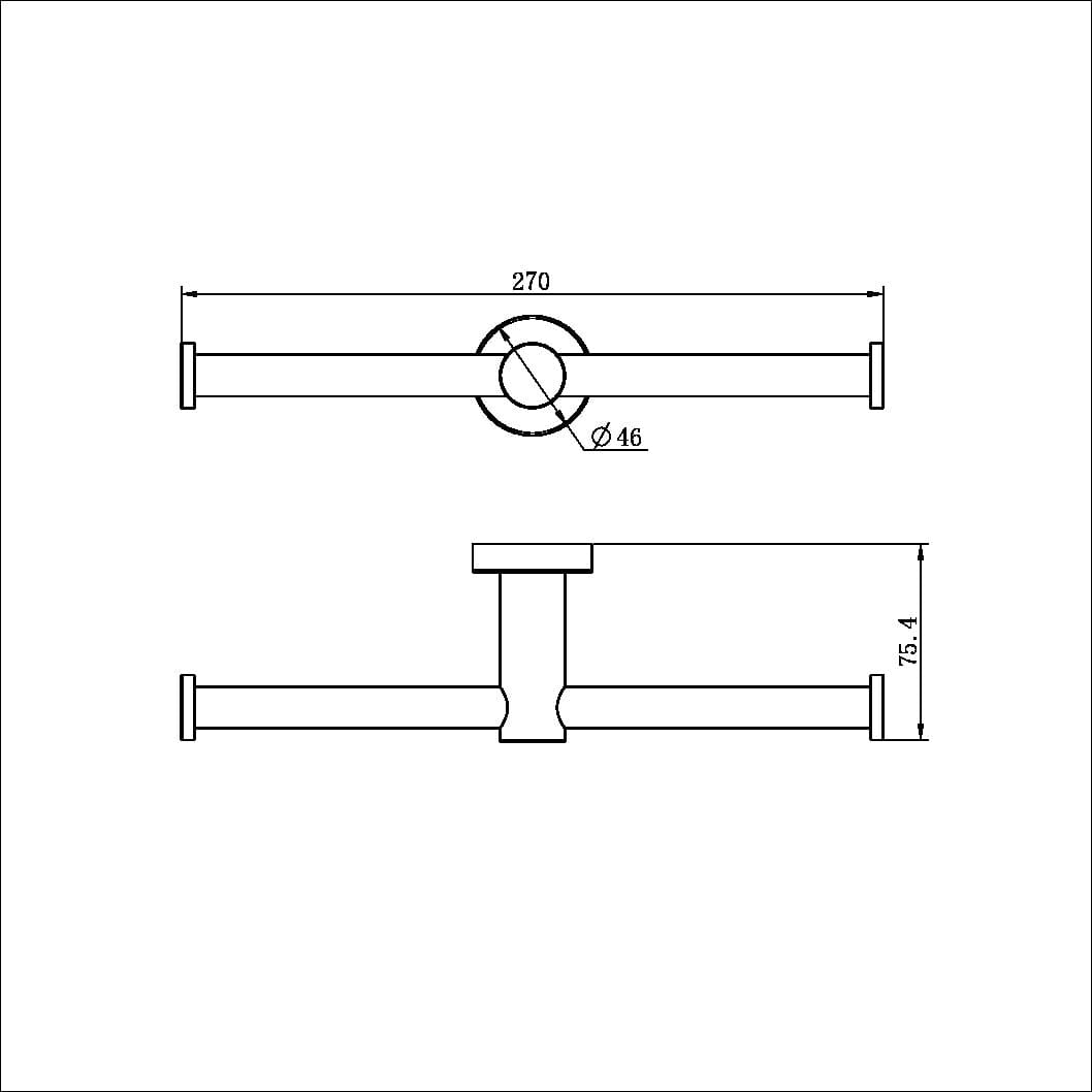 Nero Toilet Button Push Plate (suit In-Wall Cistern) 258mm x 179mm Brushed  Nickel