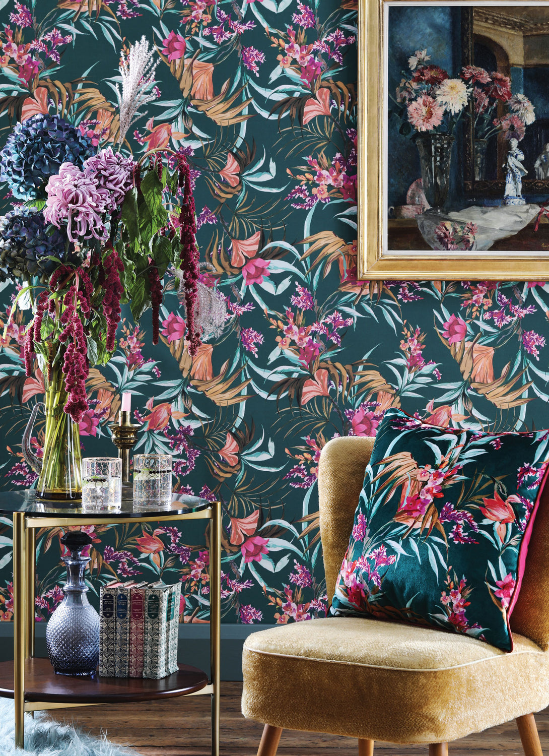 Kubla Khan Chinoiserie Mural Wallpaper Online NZ | The Inside