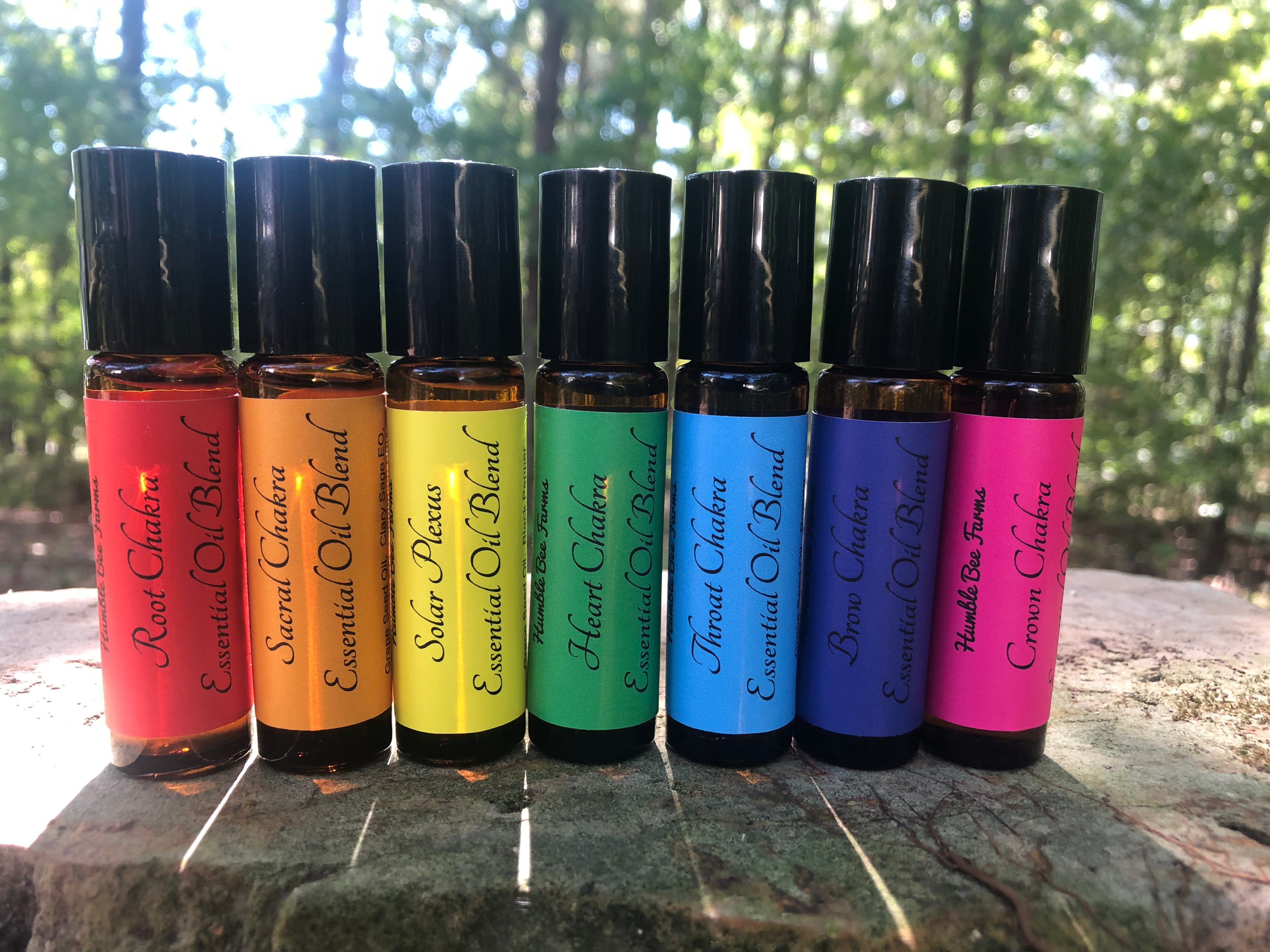 7-Chakra Essential Oil Roll-on Bundle