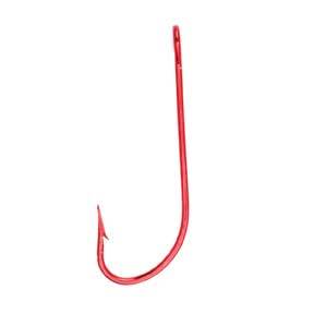 Eagle Claw Trailer Hook w/Tube Red 6ct Size 3/0