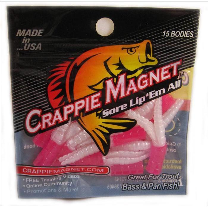 Leland Crappie Magnet 1.5 15ct Salt & Pepper