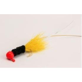 Slater Thread Neck Jig 1-32 Red-Red-Chartreuse #6 Hook 3pk - Bass Fishing  Hub