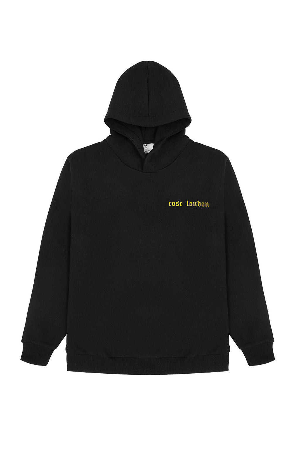 CLOSURE London DOUBLE DRIP TEDDY HOODY - Felpa - black/nero 