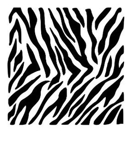 Zebra print vinyl stencil – This Way Customs
