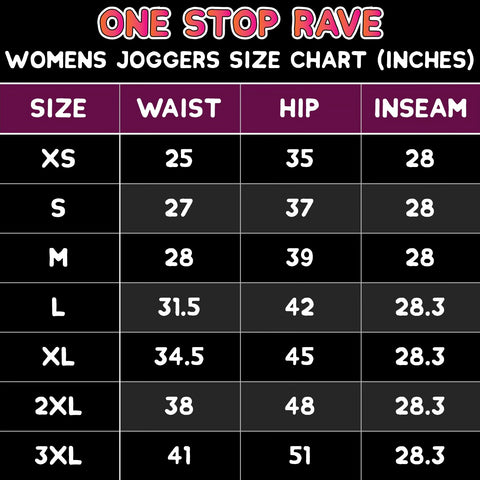 Women's Joggers Size Guide, Find Your Fit