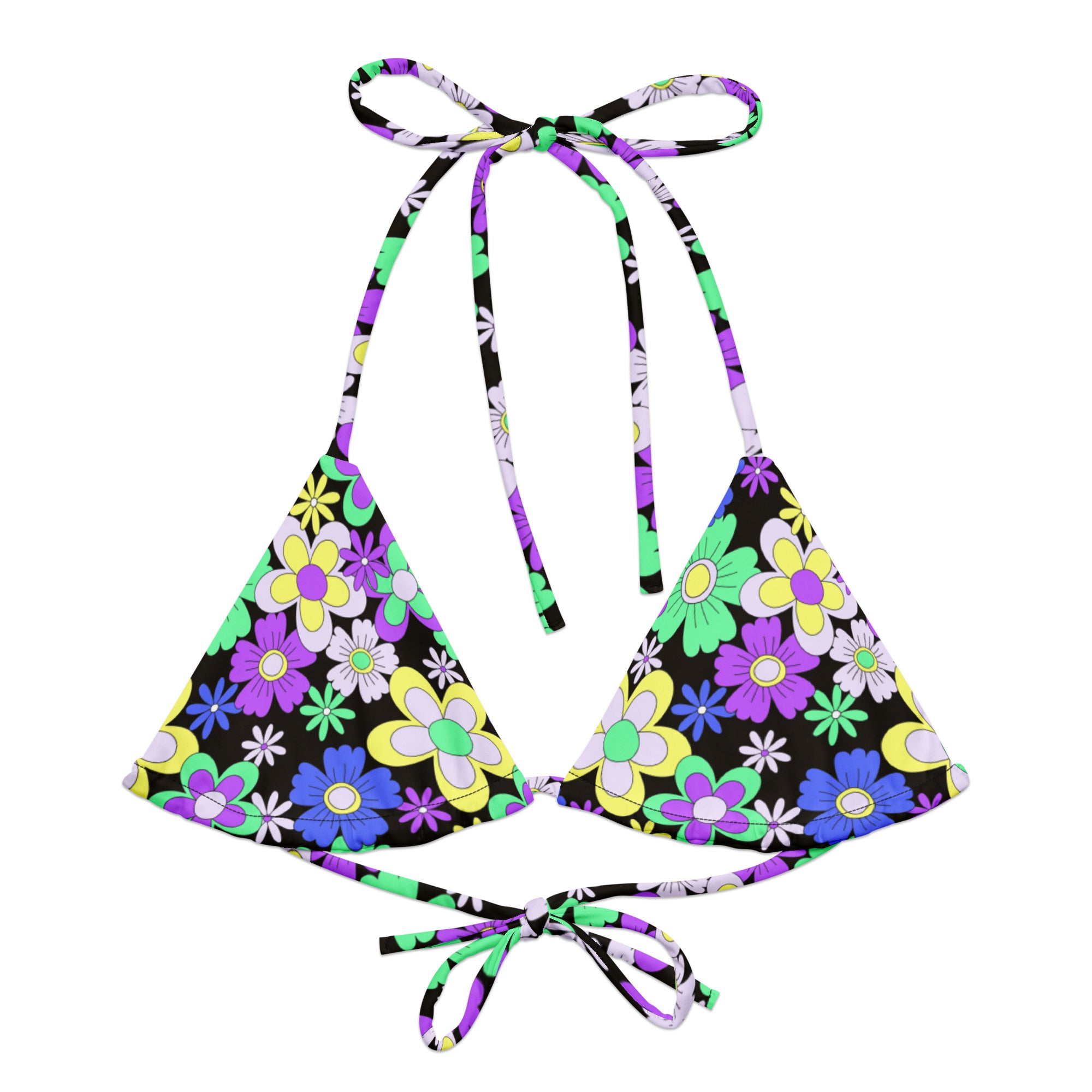 Jedi Flip Recycled Triangle Top - Rave Top - Festival Top