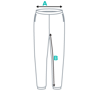 Track Pants Size Guide, Track Pants Size Chart