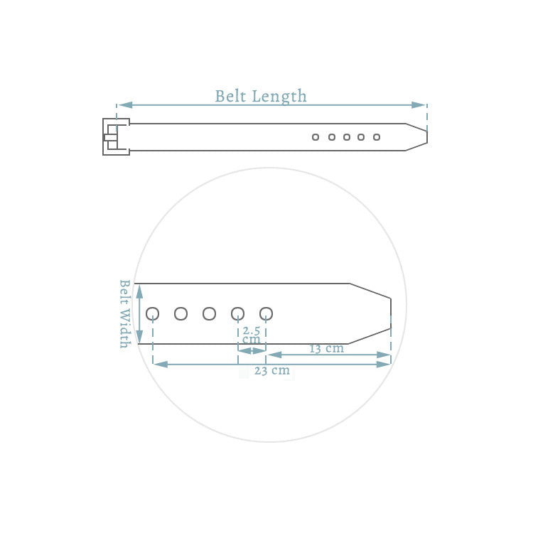 Belt length info