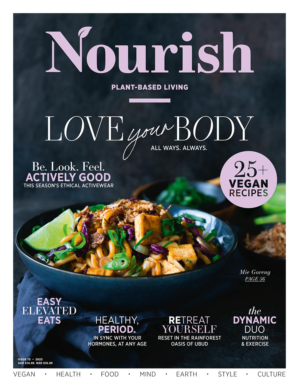 Nourish Magazine magazine cover