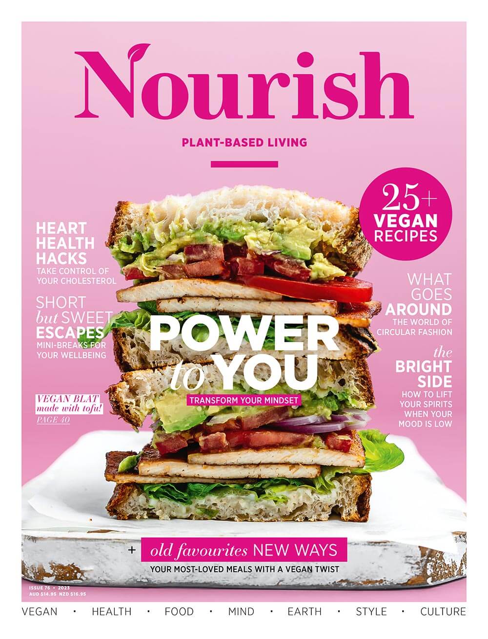 Subscribe to Nourish plant-based living