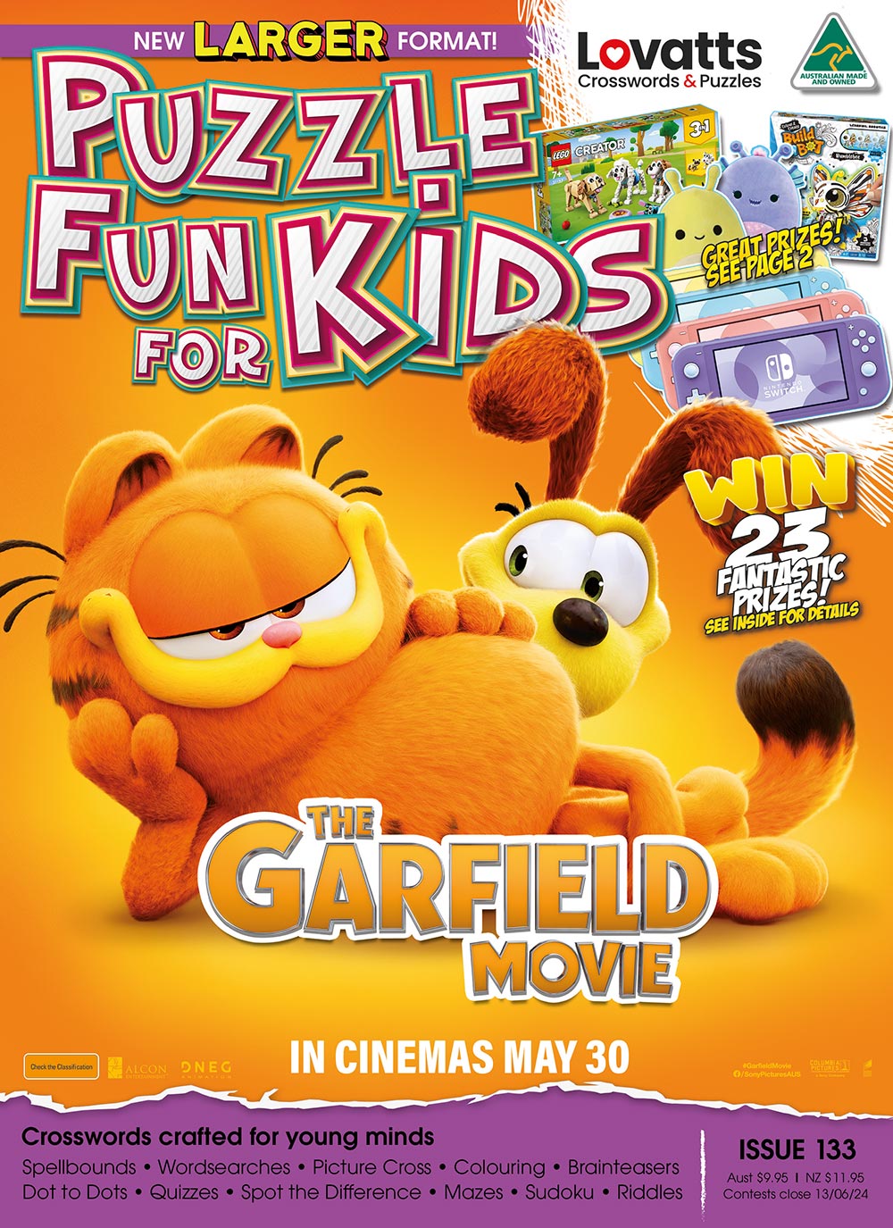 Puzzle Fun For Kids magazine cover