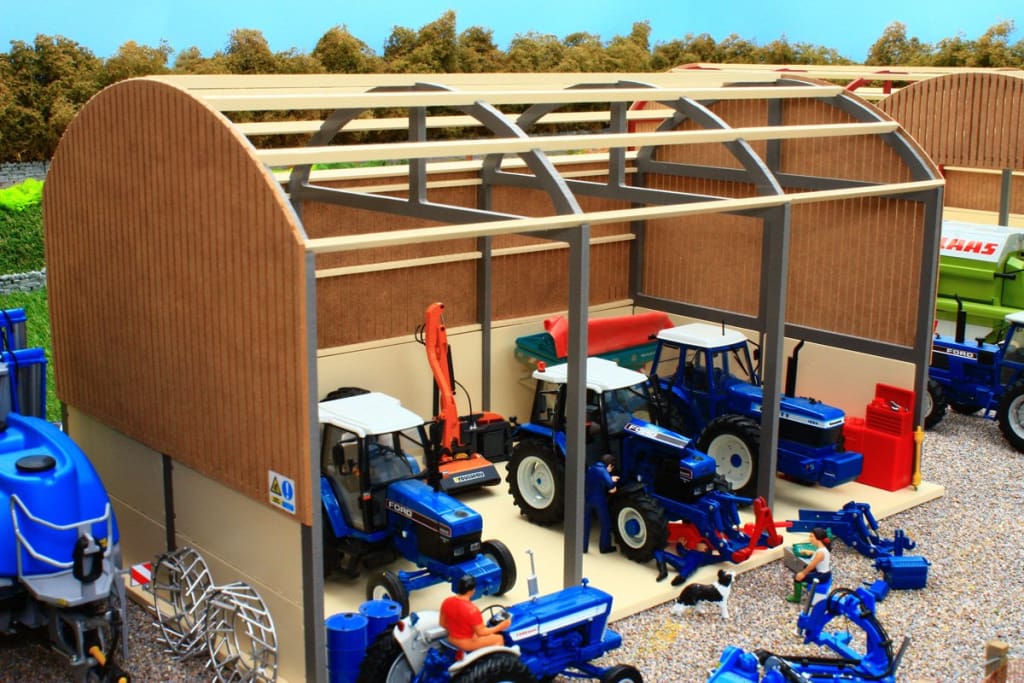 pb10a pro build dutch barn open one side – brushwood toys