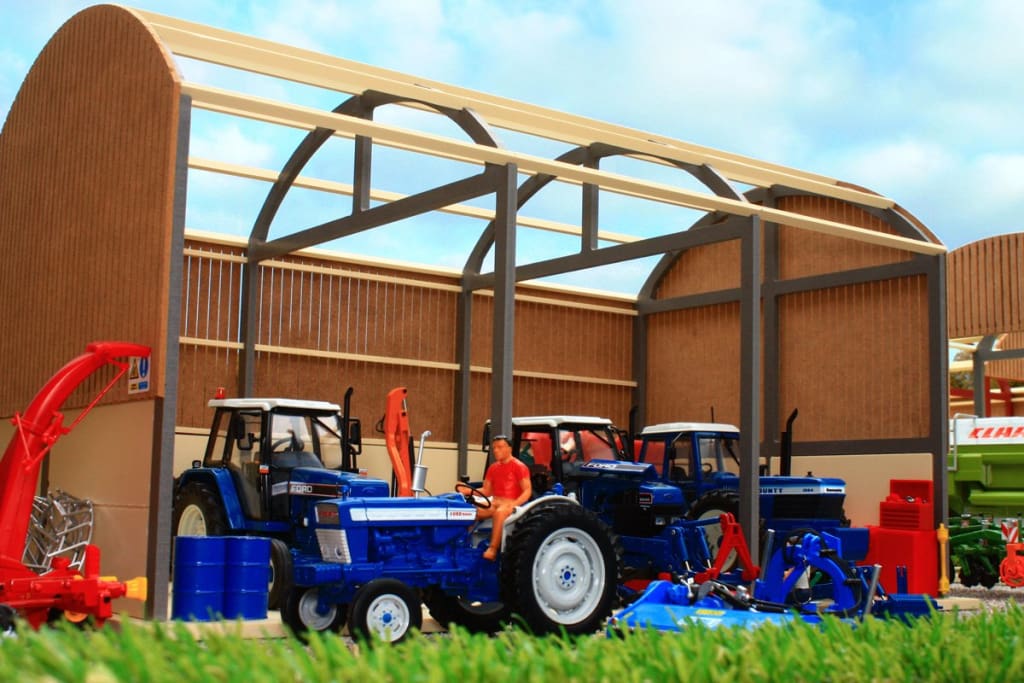 PB10A Pro Build Dutch Barn Open One Side – Brushwood Toys
