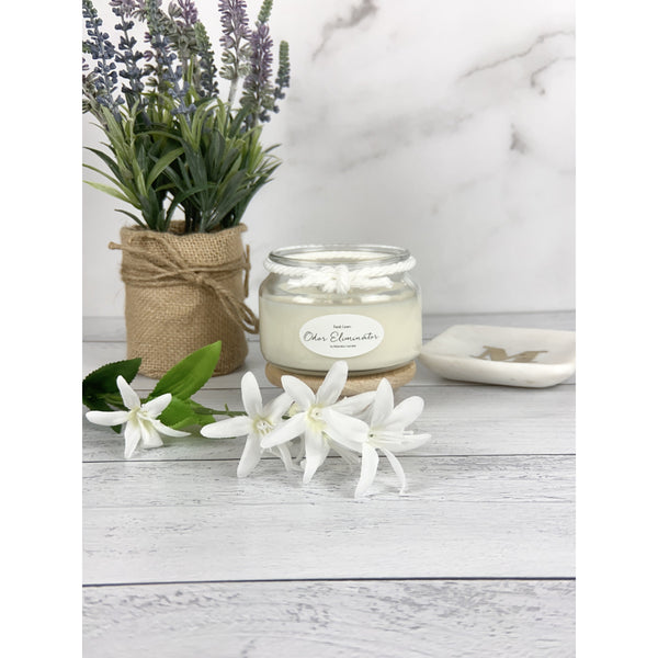Fresh Linen Scented Candle – OldhamCandleCo