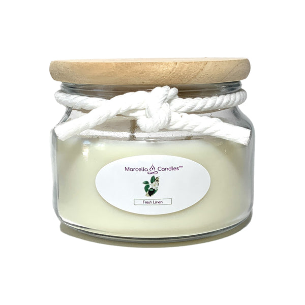 Fresh Cotton Scent Soy Wax Candle - Fresh Linen Candles – The