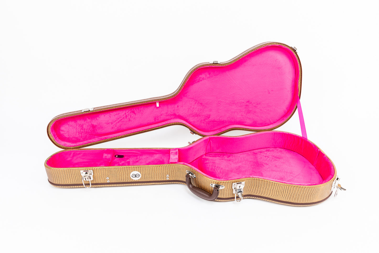 pink guitar case