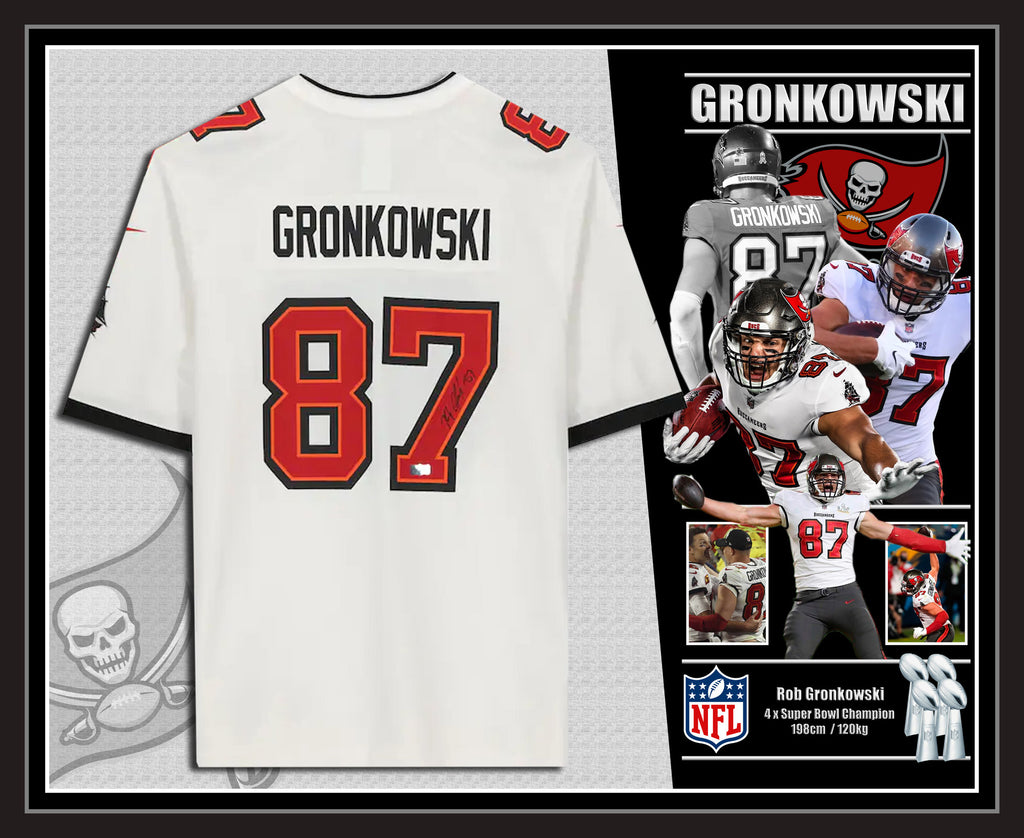 signed rob gronkowski jersey