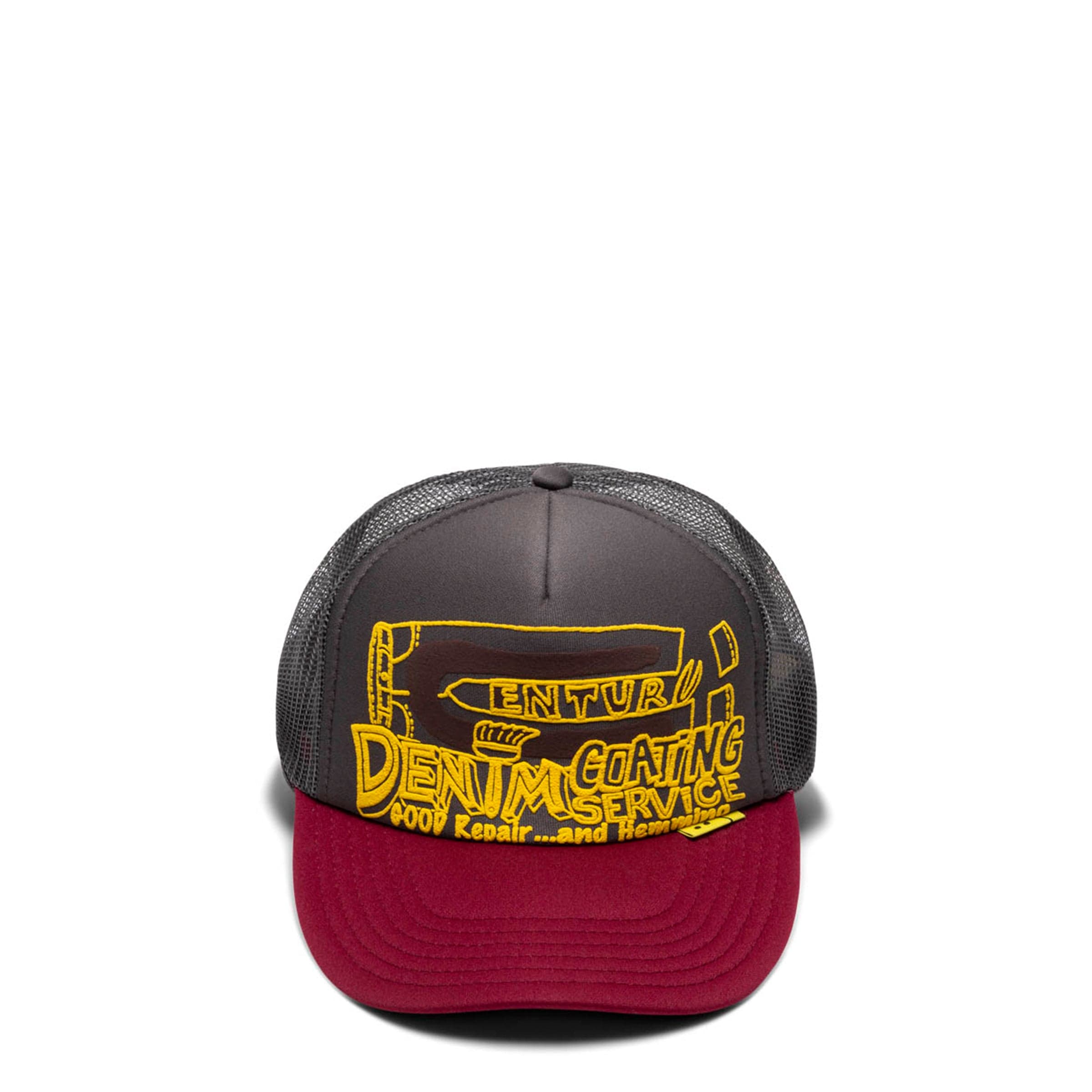 CENTURY DENIM COATING SERVICE TRUCK HAT BURGUNDY/CHARCOAL | Bodega