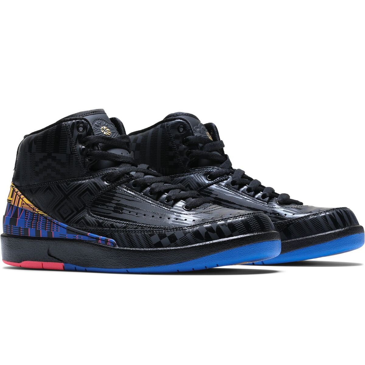 jordan 2 blue and black