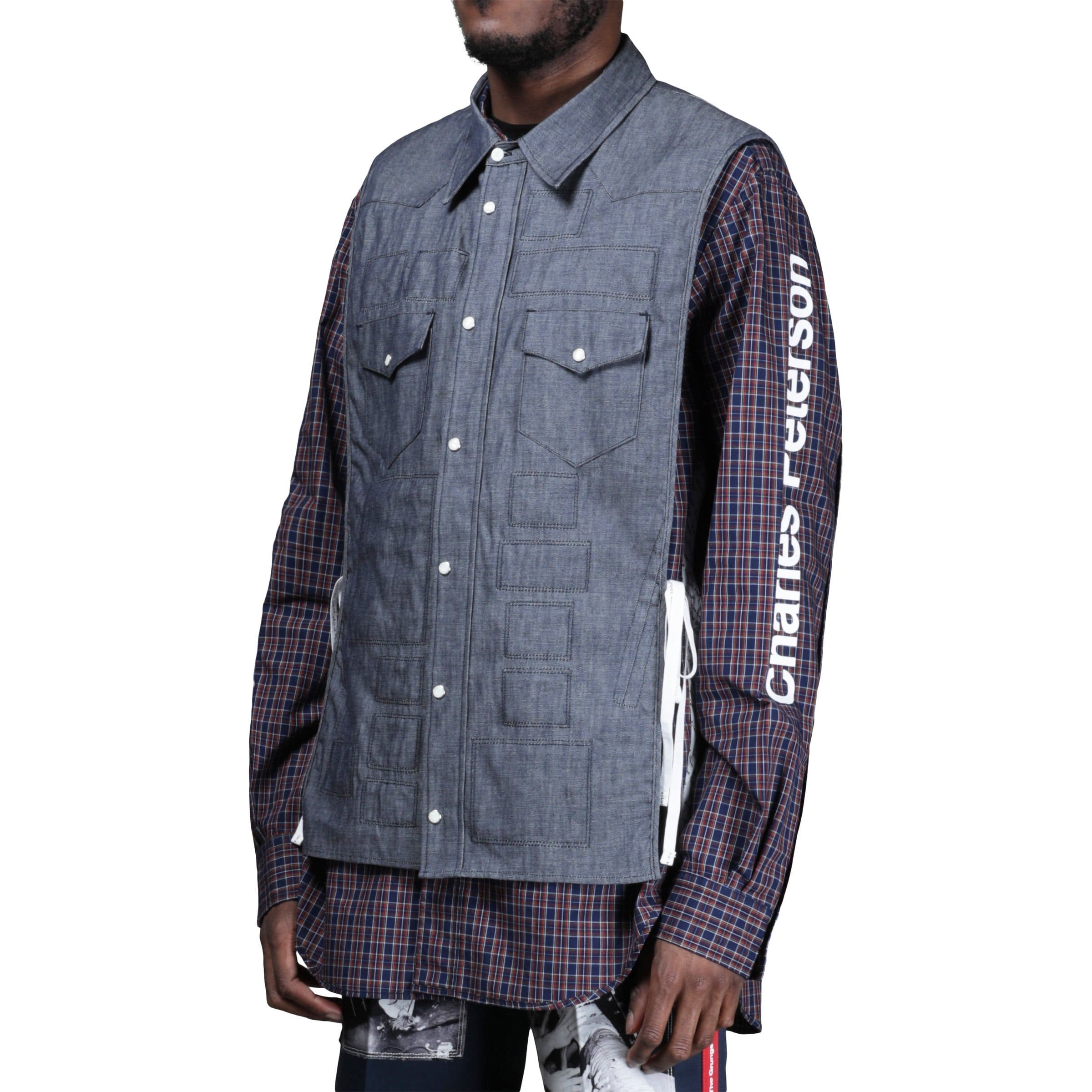 180 SHIRT TYPE II Indigo/Tartan – Bodega Store