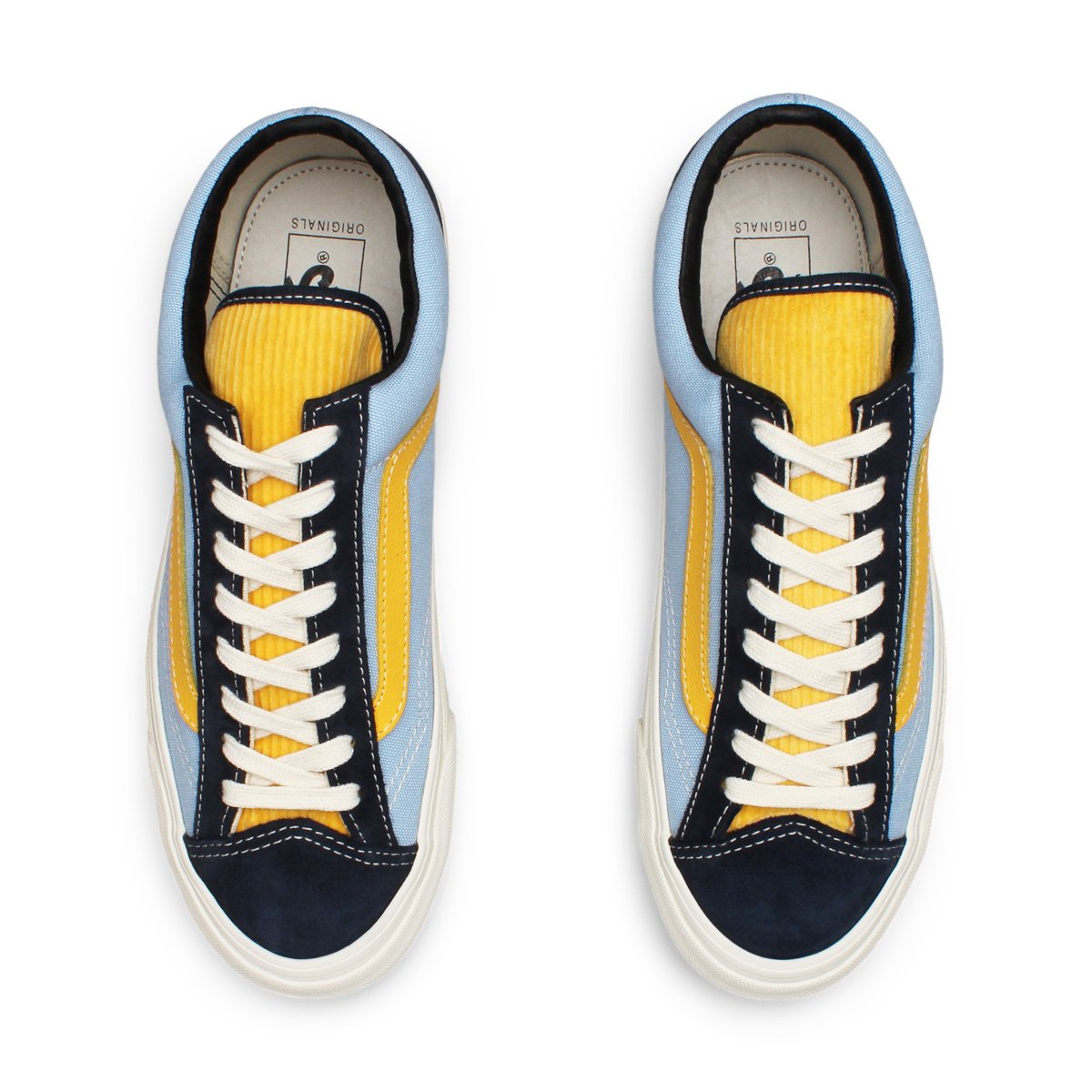 vans style 36 blue yellow