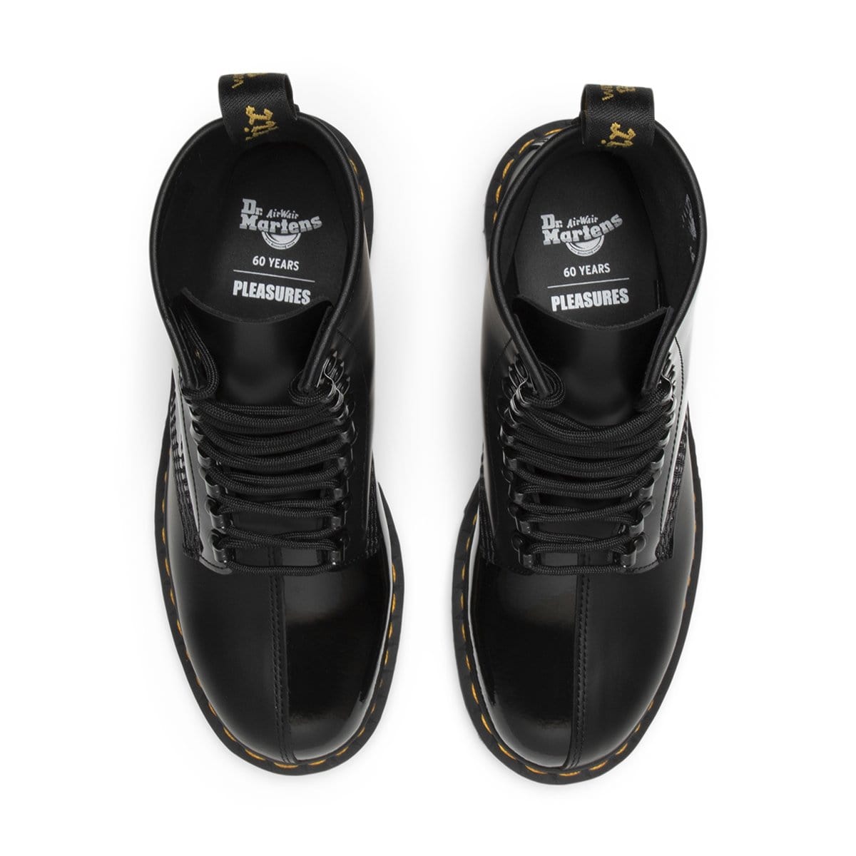 x Pleasures 1460 Black – Bodega Store