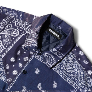 SHIRT . LS – GmarShops - 1 / E - BANDANA CHOPPED - Lilac Purple