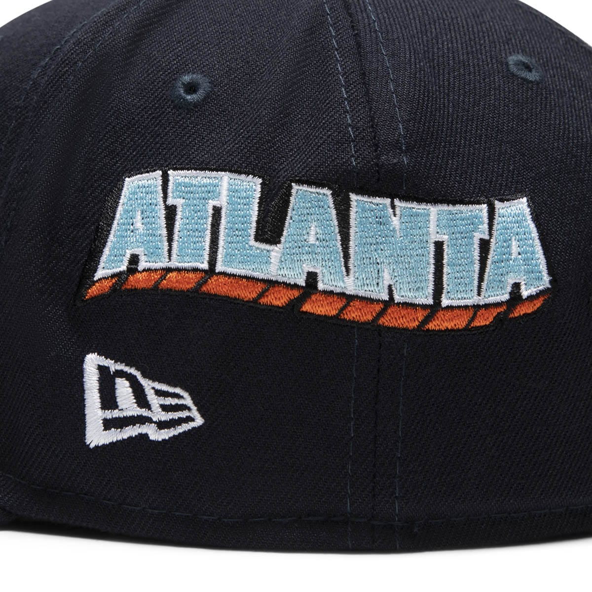 X Offset Atlanta Braves 59fifty Navy