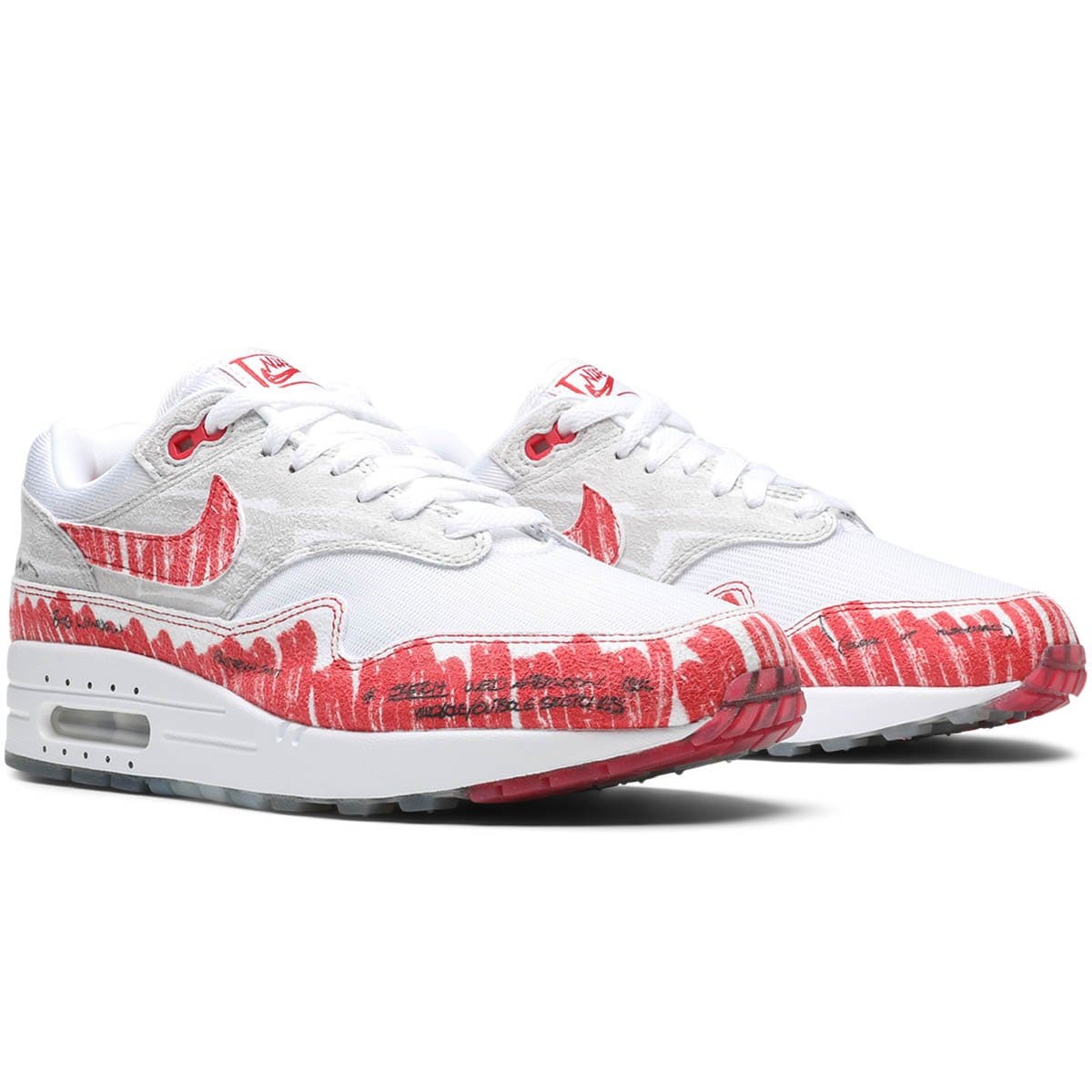 air max 1 sketch red