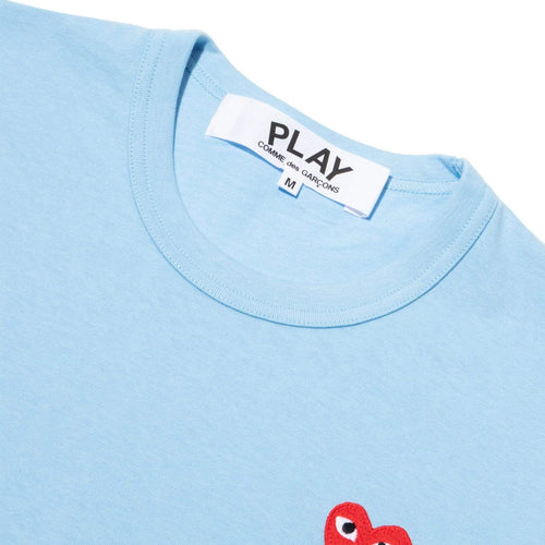 comme des garons t shirt homme rouge