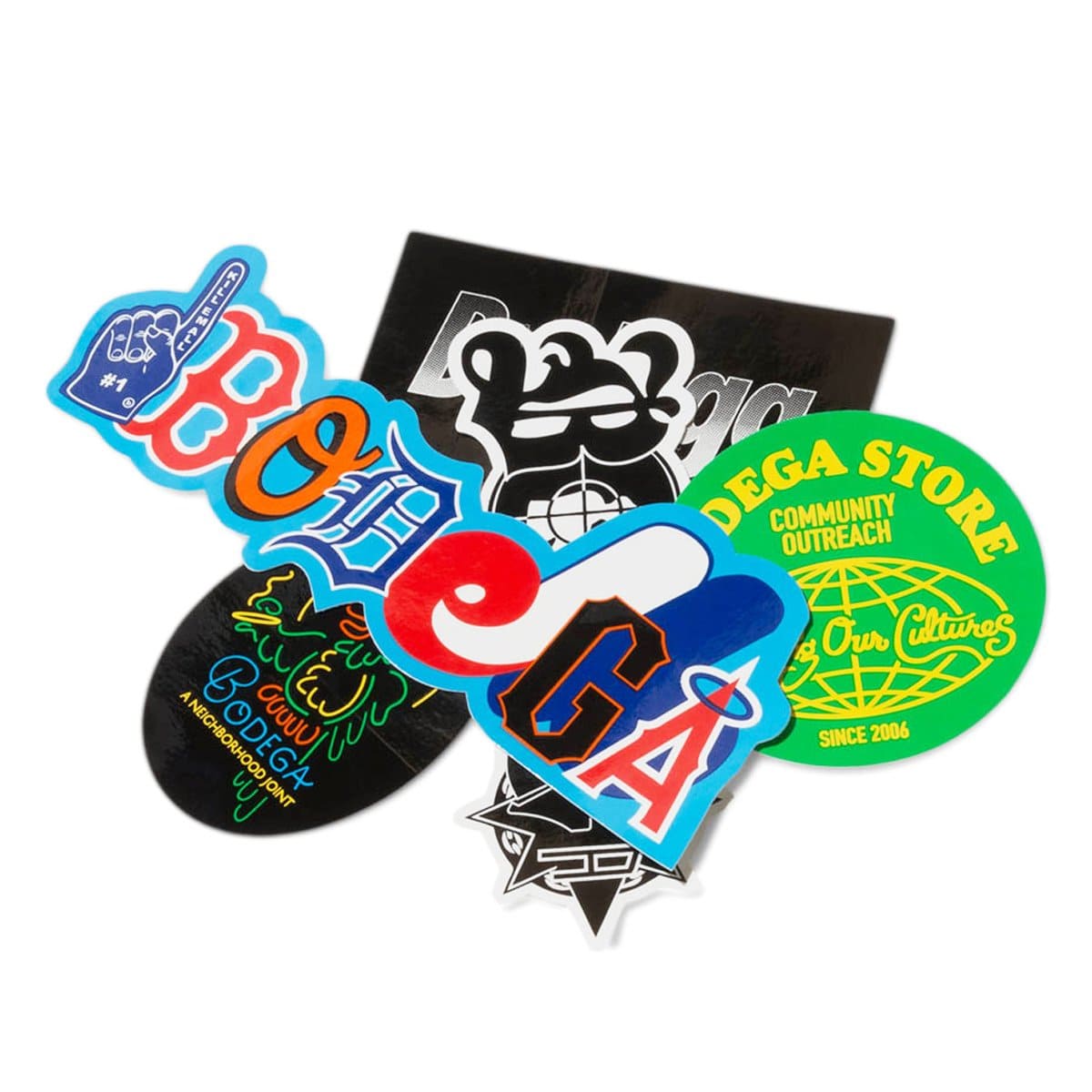 BDGA Sticker  Pack  Multi  Bodega