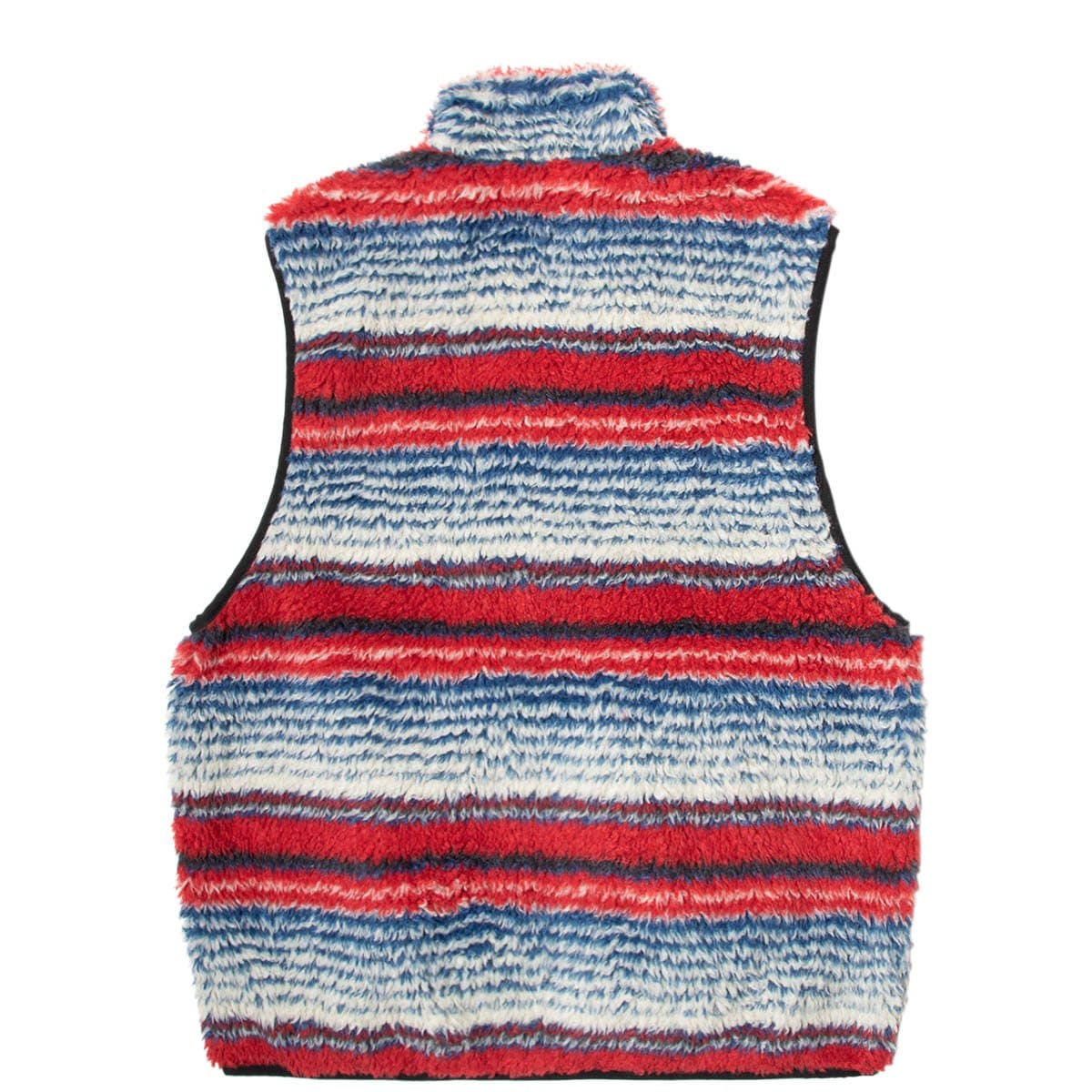 希少 STUSSY STRIPED SHERPA VEST ボアベスト Mサイズ 超歓迎 www