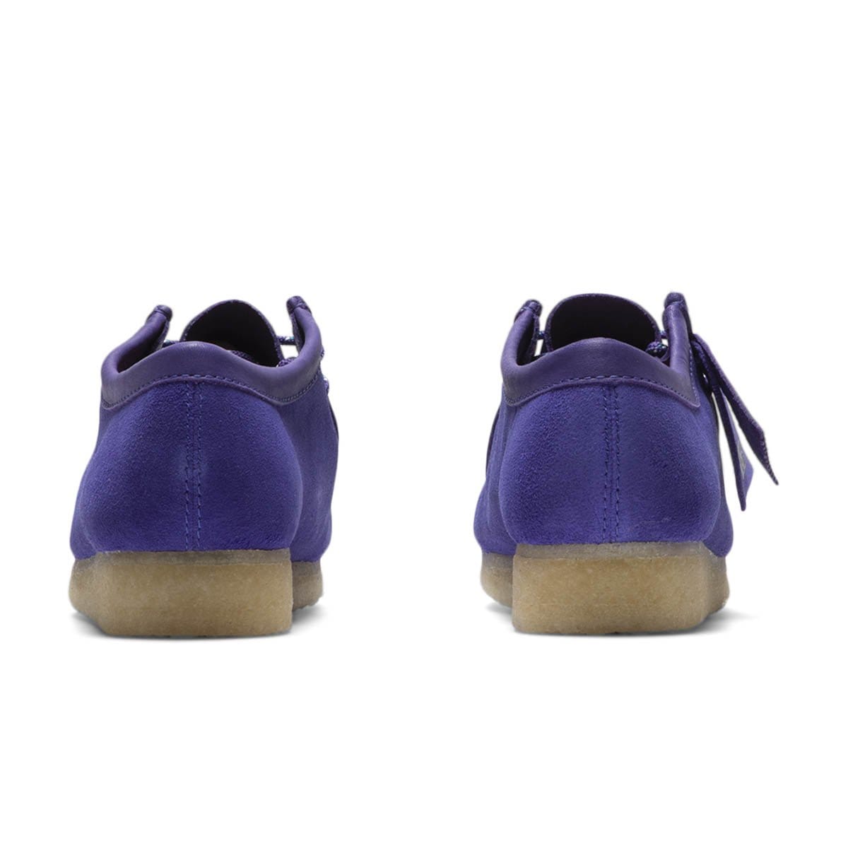 clarks wallabee purple suede