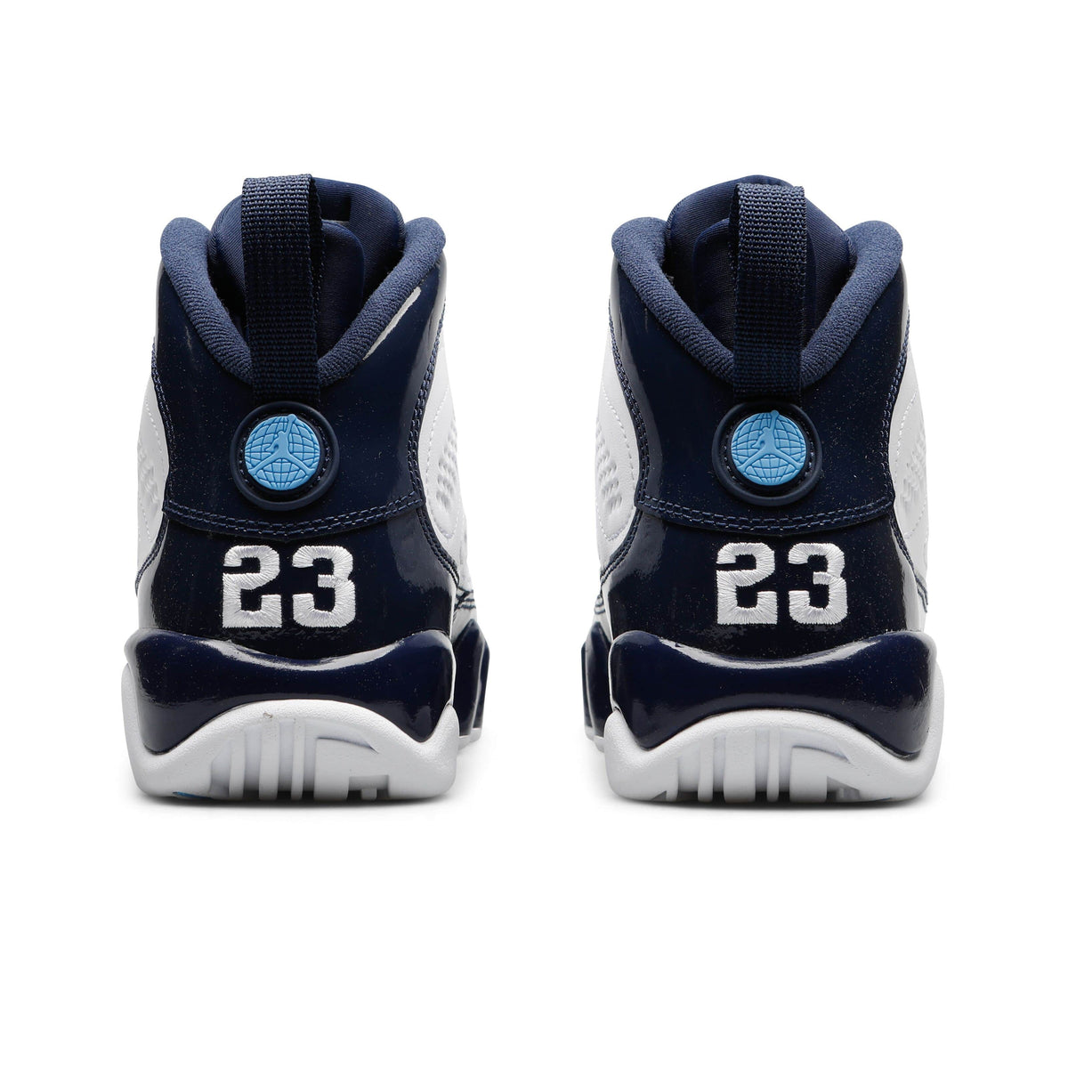 jordan 9 navy blue and white