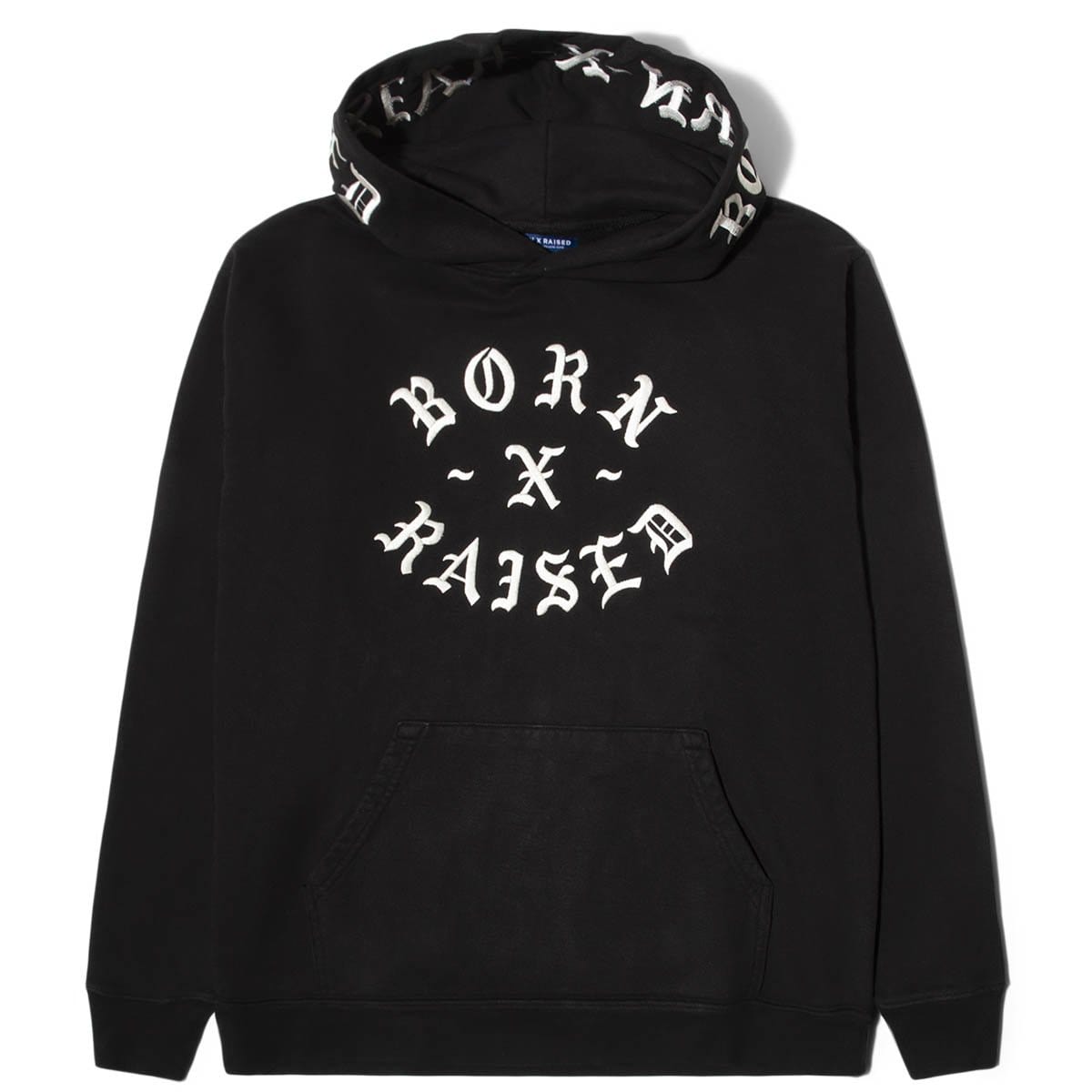 born x raised embroidered hoodie