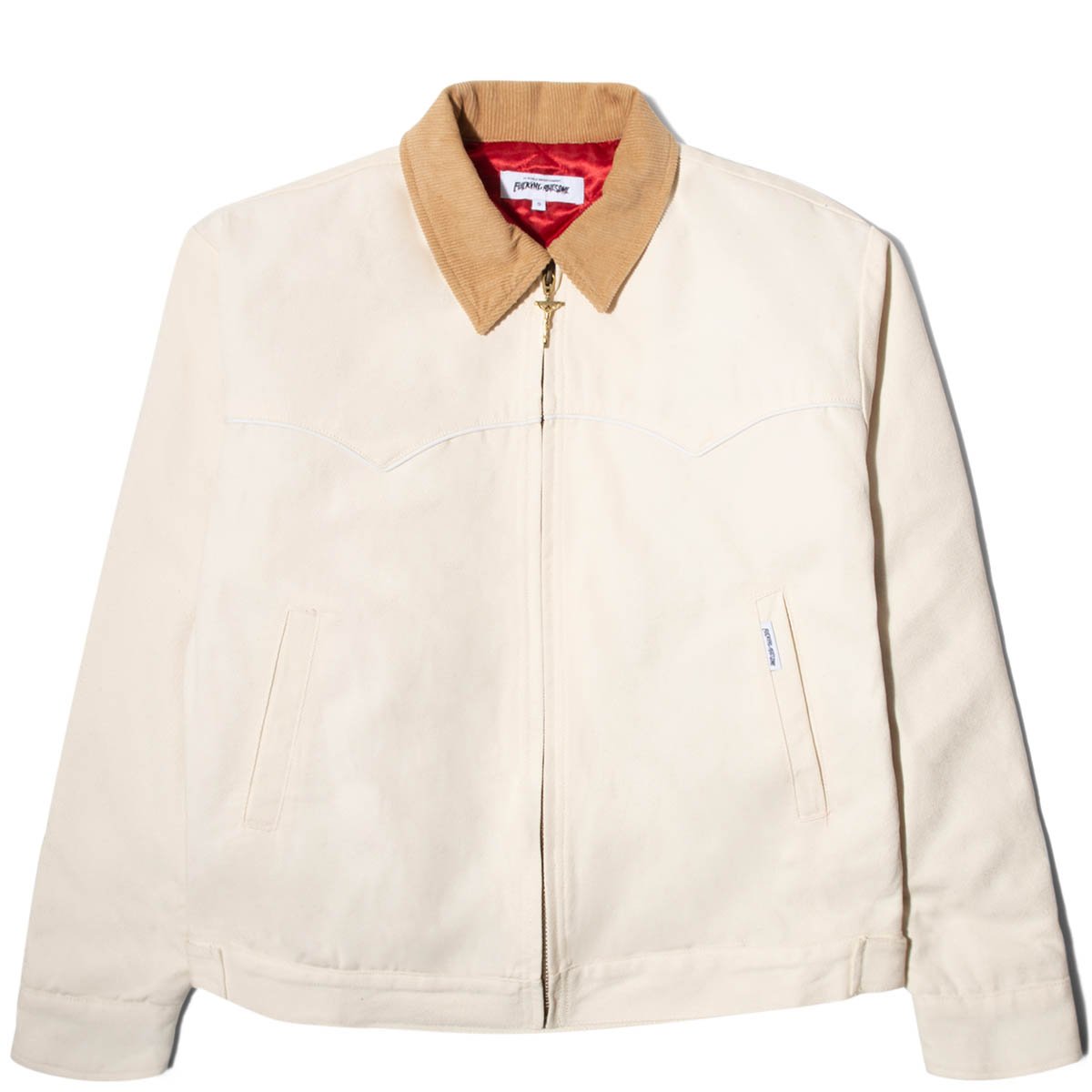 WESTERN CANVAS JACKET Cream – Bodega