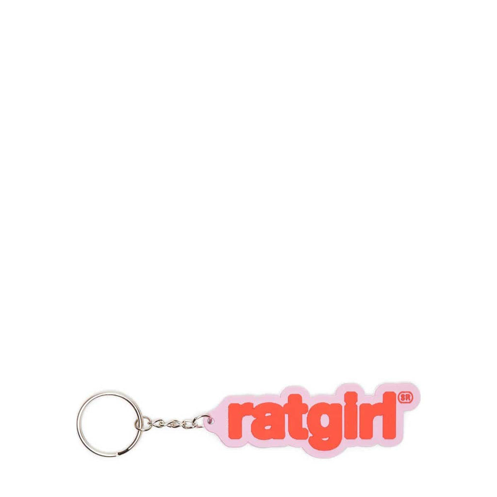 Stray Rats Bags & Accessories PINK / O/S RATGIRL KEYCHAIN