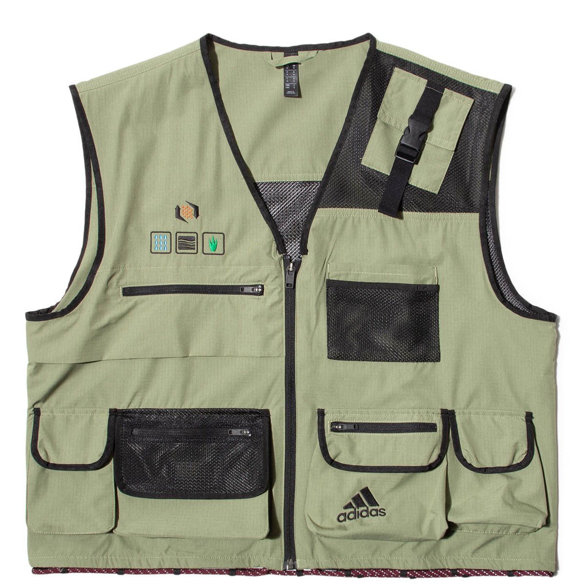 adidas green vest