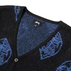 MOHAIR MASK CARDIGAN Black – Bodega Store