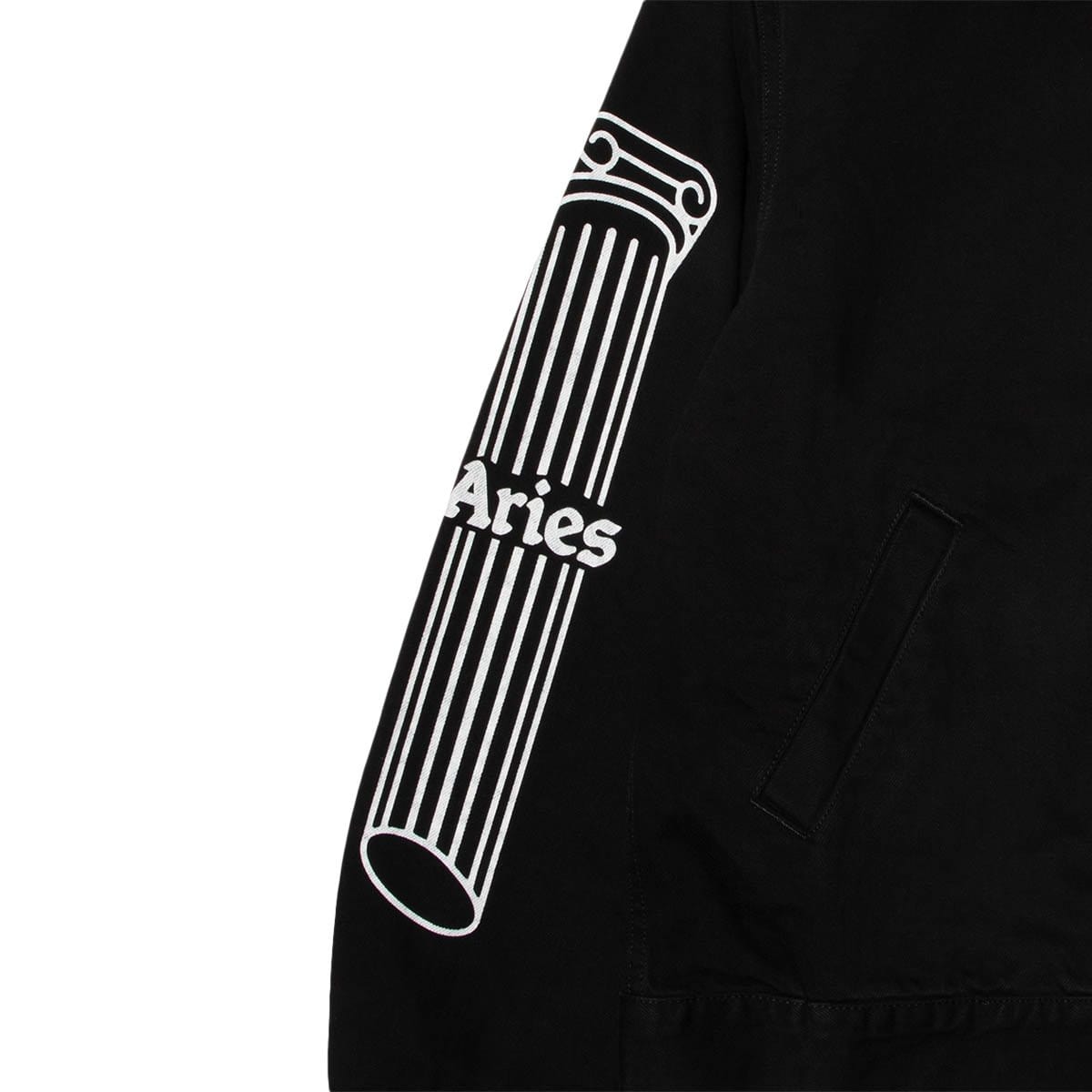 COLUMN ZIP THROUGH JACKET Black – Bodega