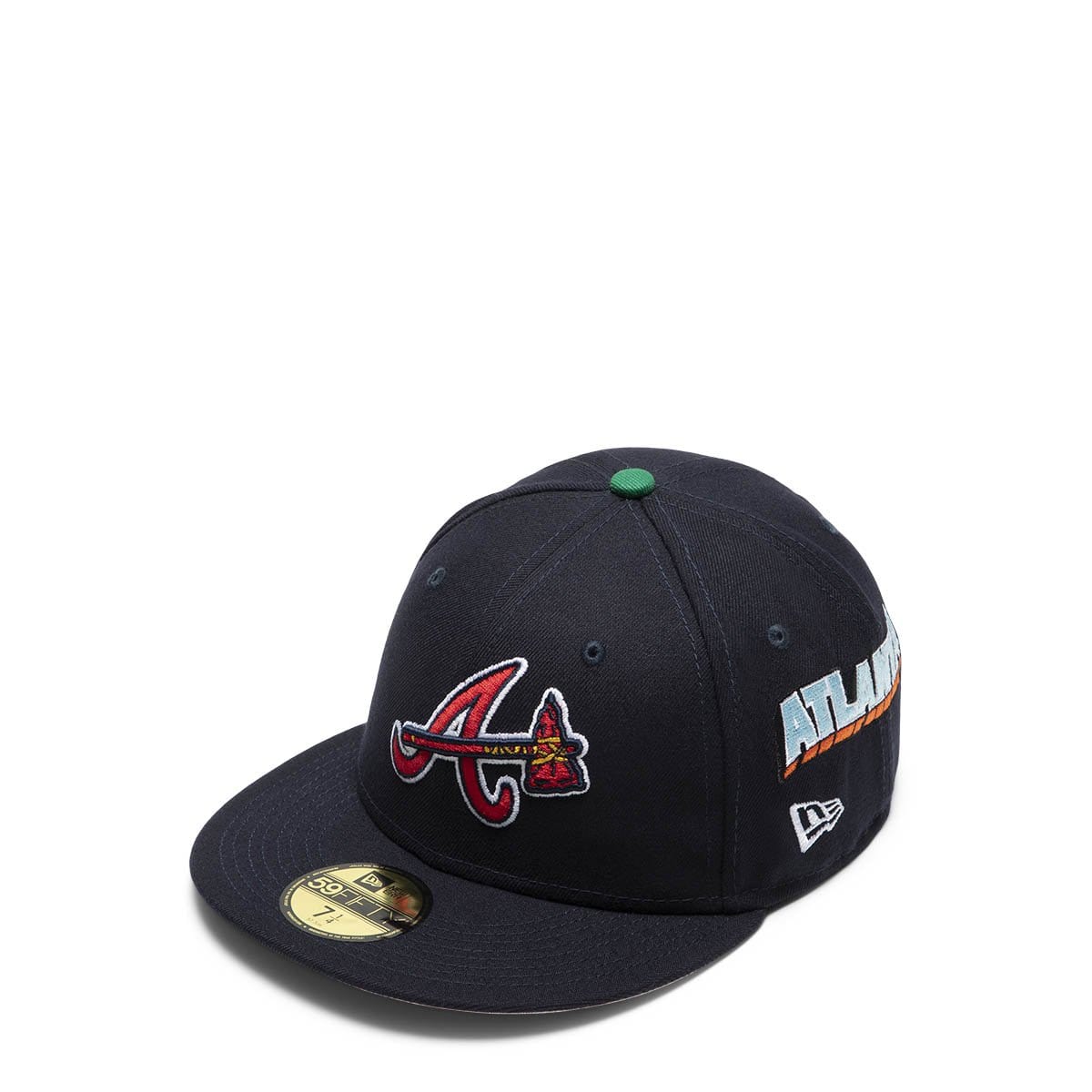 X Offset Atlanta Braves 59fifty Navy Bodega