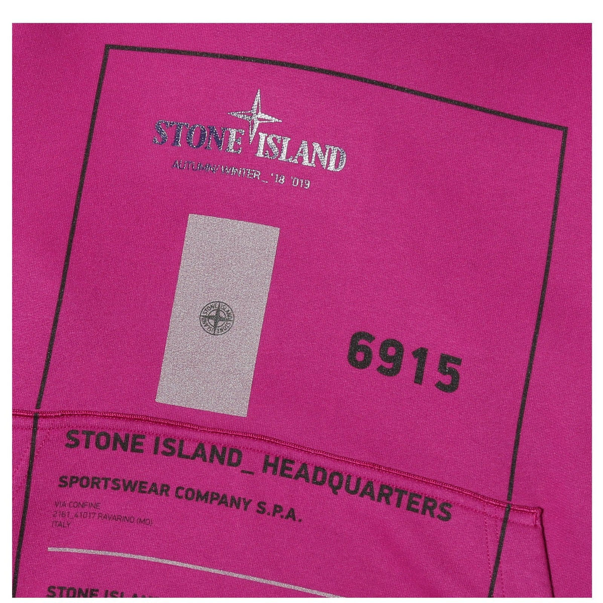 stone island magenta sweatshirt