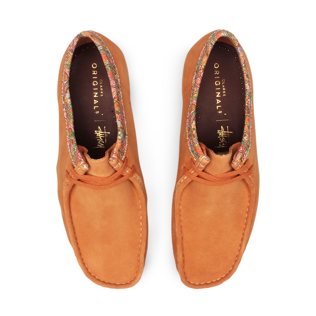 clarks stussy wallabee