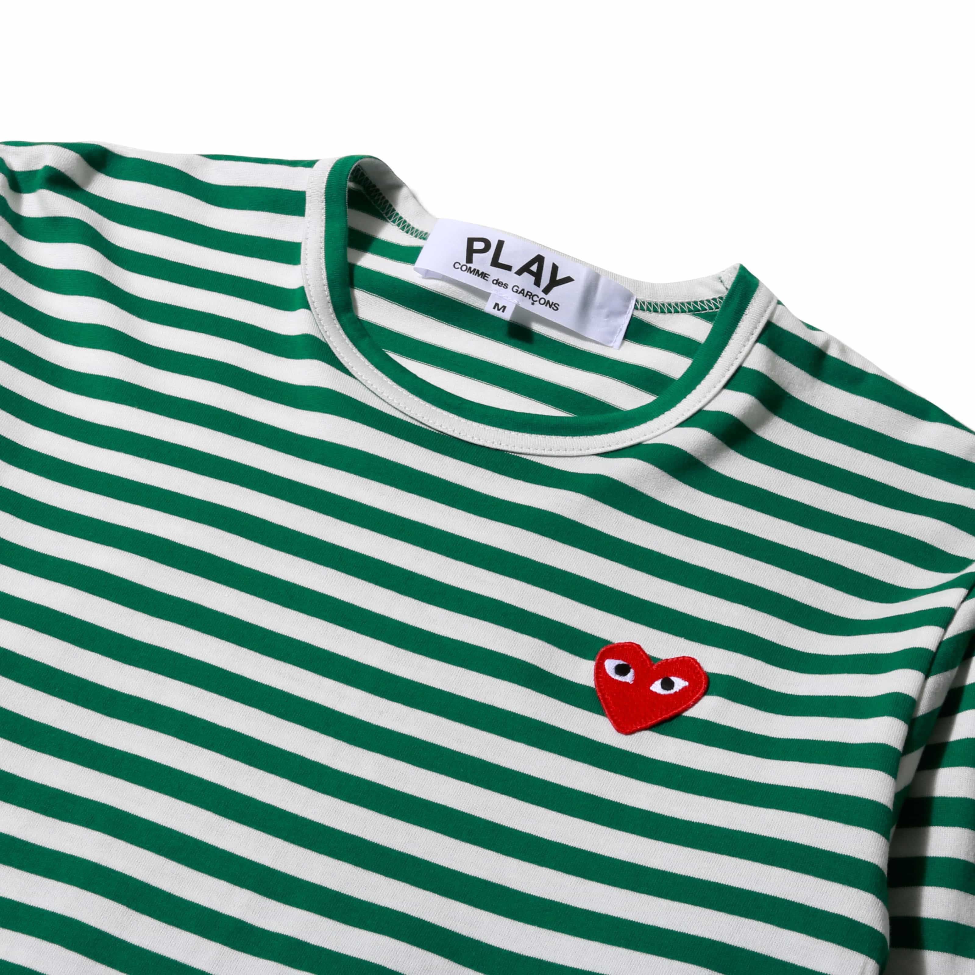 - PLAY STRIPED T | Fred Perry pocket detail T-shirt Blu - SHIRT GREEN/WHITE