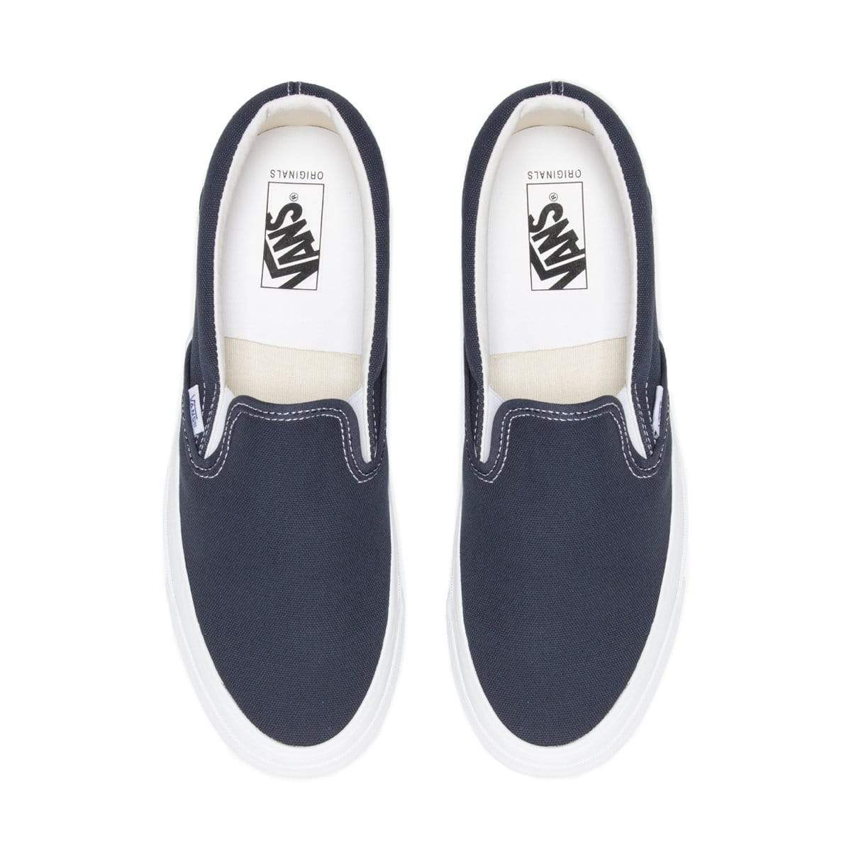 vans slip on og navy