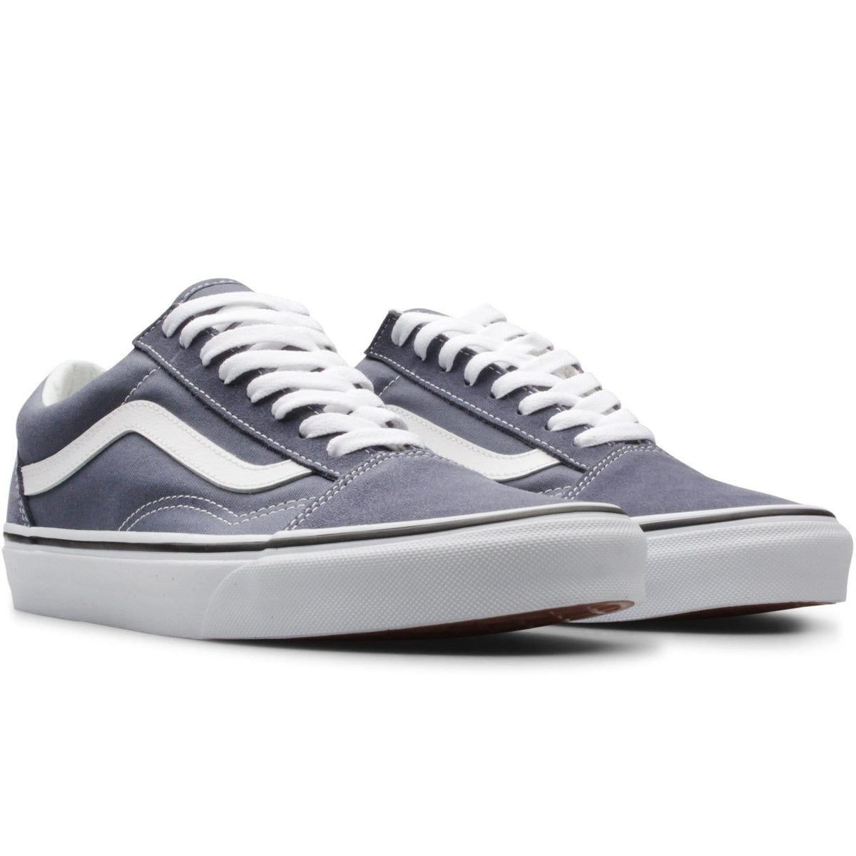 vans old skool grisaille true white