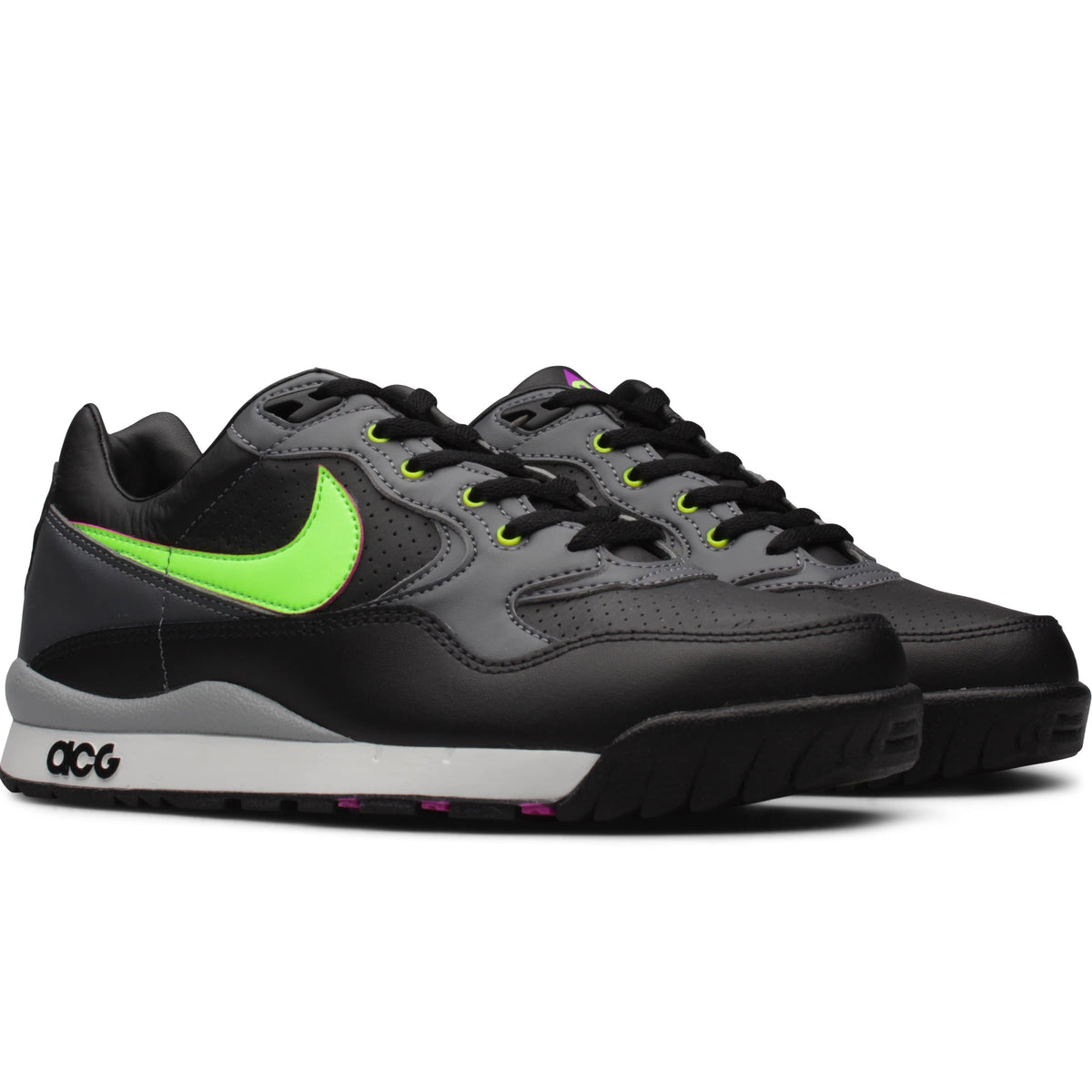 nike air wildwood acg black electric green